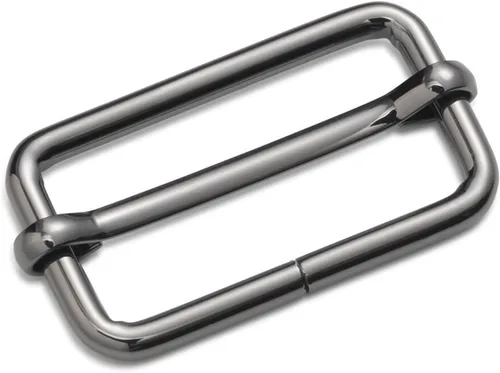 Miniatura 38 de CooBigo Paquete de 25 hebillas deslizantes ajustables de metal de 1 pulgada, ajustador rectangular Tri-Glide, deslizador de correa de tirantes