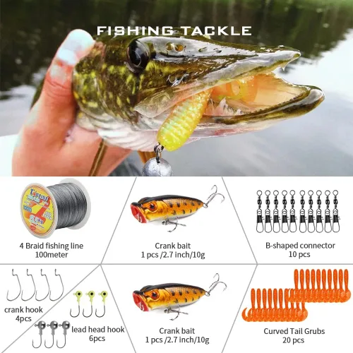 Miniatura 4 de Telescopic Fishing Rod and Reel Combos, Carbon Fiber Fishing Rod with Stainless Steel Baitcasting Reel Portable Fishing Pole Reel Combo for Travel