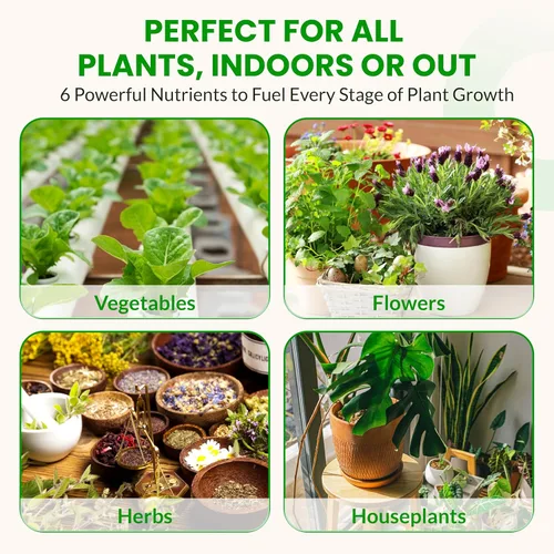 Miniatura 7 de Humboldts Secret Paquete de kit de iniciación Fertilizante para plantas de interior y exterior y nutrientes hidropónicos Base A y B, calMag