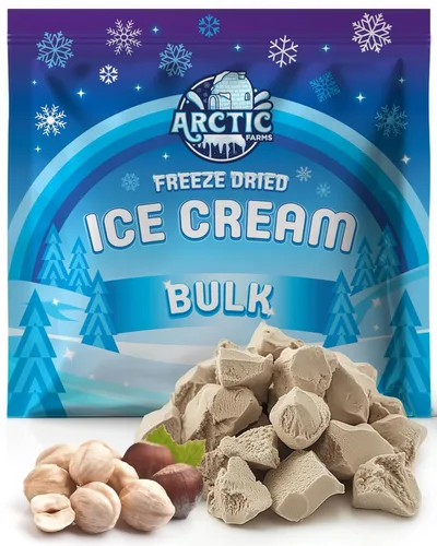 Miniatura 75 de Arctic Farms Trozos de Helado Liofilizado a Granel - No se Derrite (Mantequilla de Maní) (1 libra)