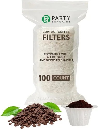 Filtros de café de papel desechables | Filtro de café desechable para Keurig 1.0 y 2.0 | Tamaño y cantidad perfectos | 100 unidades