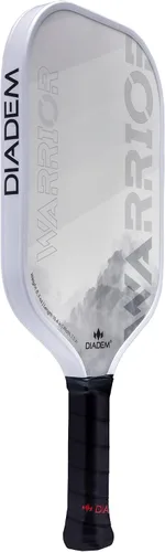 Miniatura 5 de Diadem Warrior pala de pickleball Cara de fibra de carbono, núcleo híbrido 3X de polímero de Nomex en forma de panal L-Core, superficie de pintura