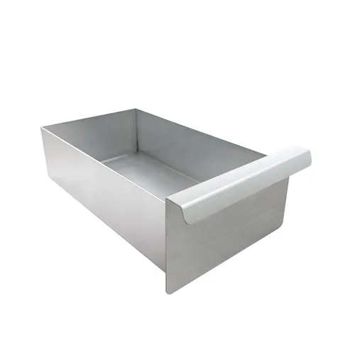 Miniatura 2 de Kratos Bandeja de grasa de repuesto para parrillas eléctricas comerciales Kratos para encimera, bandeja de grasa de acero inoxidable (29M-024)