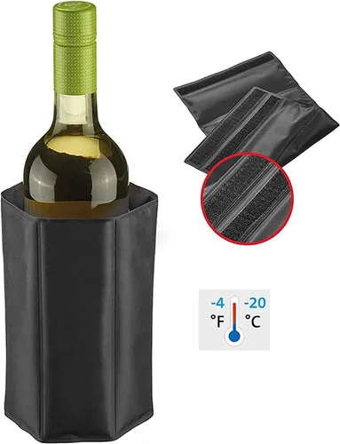Miniatura 4 de Enfriador de vino reutilizable, enfriador de botellas de vino flexible, funda de paquete de hielo de vino que mantiene el vino fresco y refrescante
