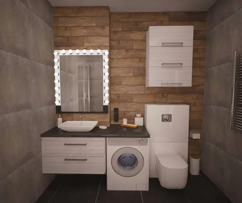Miniatura 3 de Lighting - Tira de tres luces para tocador de estilo Hollywood con placas cromadas, accesorios de calidad de salón para dormitorio, baño, vestidor