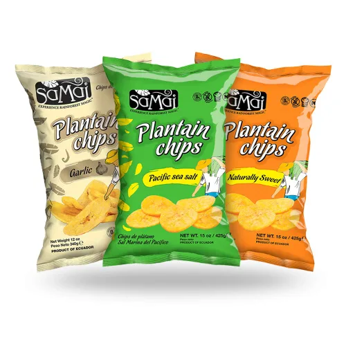 Miniatura 15 de SAMAI Chips de plátano de chile de 2.65 onzas, paquete de 15 unidades, totalmente naturales, sin OMG, sin gluten y Kosher
