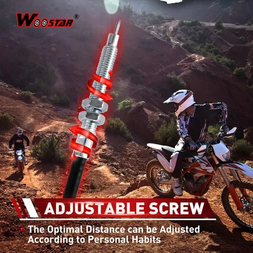 Miniatura 5 de WOOSTAR Cable de embrague de 40.16" con ajustador de reemplazo para moto de cross 125cc 150cc 200cc 250cc, ATV de 4 ruedas, quad, buggy arenoso
