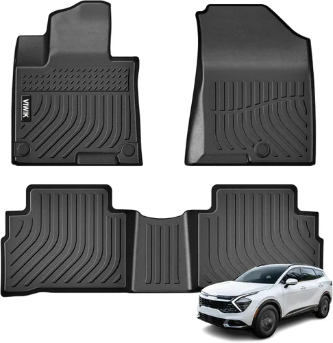 Miniatura 29 de VIWIK Alfombrillas de Piso para Kia Sorento de 7 asientos 2016-2020 S/L/LX/EX/SX/SX Limited, Alfombrillas de Coche Automotrices 3D Antideslizantes