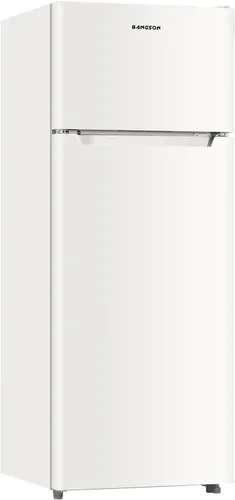 Miniatura 10 de BANGSON - Refrigerador pequeño de 4.0 pies cúbicos con congelador, mininevera con congelador superior, para departamento, dormitorio, residencia