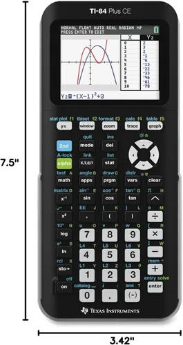 Miniatura 9 de Calculadora gráfica TI84PLSCEBLUBRY de Texas Instruments, Negro