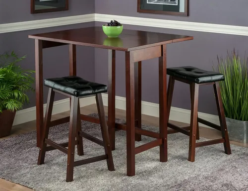 Miniatura 2 de Winsome Lynnwood, 39.37 pulgadas de ancho x 30 pulgadas de profundidad x 35.43 pulgadas de alto, nogal