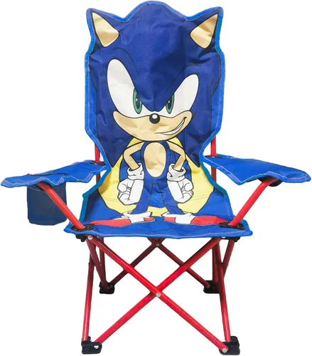 Miniatura 9 de Cocomelon Silla de campamento plegable para niños con bolsa de transporte, silla portátil para interiores y exteriores, ligera y compacta, ideal