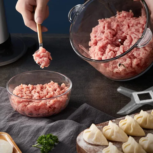 Miniatura 8 de Fdit Cortador profesional de acero inoxidable en forma de cruz para cocina y carne, picadora de cuchilla, cortador de cuchillo de repuesto