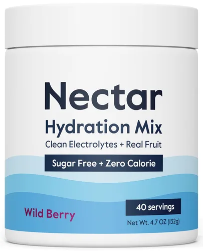 Miniatura 23 de Nectar - Sobres de hidratación - Sobres de polvo de electrolitos - Sin azúcar ni calorías - Polvo de electrolitos líquidos de frutas orgánicas