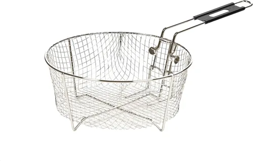 Miniatura 3 de Lodge Silver Cesta para freír profunda - Cesta para freír profunda de acero chapado en níquel - 26 cm