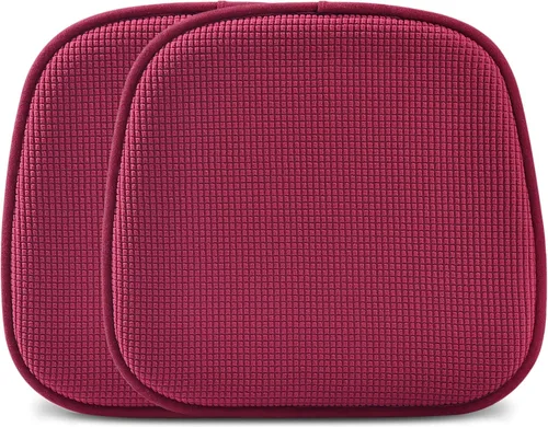 Miniatura 12 de Shinnwa Paquete de 2 cojines antideslizantes para sillas de comedor, cojines de asiento de cocina en forma de U, juego de 2, 15 x 16 pulgadas