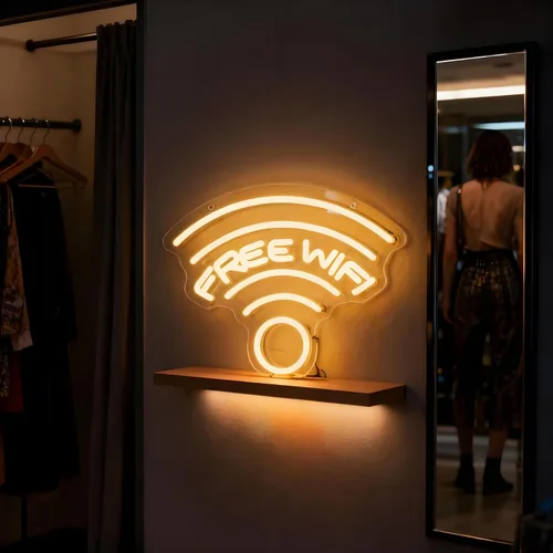 Miniatura 28 de Letrero de neón con texto en inglés «Happy Music» para decoración de pared, letras iluminadas para negocios, letreros de fiesta de cumpleaños