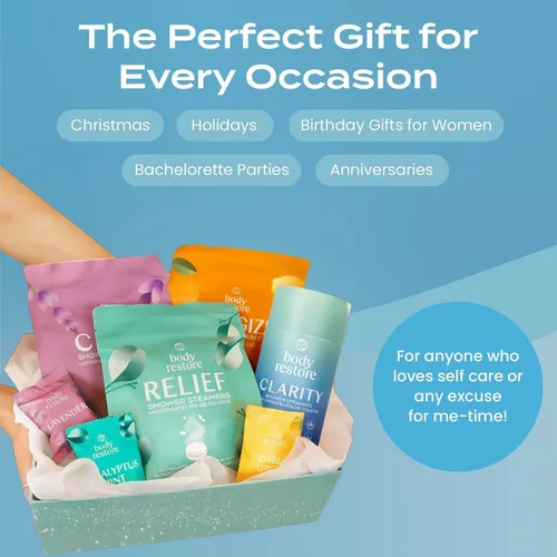 Miniatura 10 de Body Restore Paquete de 30 vaporizadores de ducha de aromaterapia, regalo del día del padre para papá, regalos de cumpleaños para mujeres y hombres