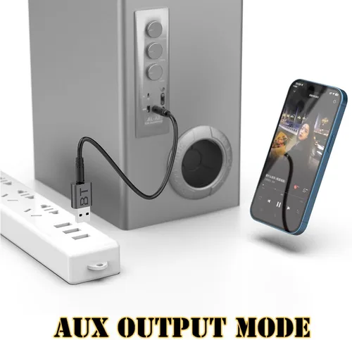 Miniatura 3 de Mini receptor USB Bluetooth 2-en-1 de 5.4, adaptador de audio inalámbrico 3.5mm, kit de auto, receptor de música para sistema de sonido estéreo