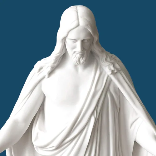 Miniatura 2 de Libro de Deseret – BELOSOL – Estatua de Cristo – Decoración cristiana – Estatua de Jesús – Decoración para el hogar – Escultura inspiradora – Vida