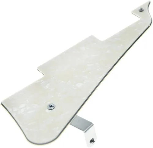 Miniatura 13 de Dopro Golpeador de guitarra LP y soporte de acero inoxidable LP con tornillos de montaje de acero negro para USA Les Paul Aged White