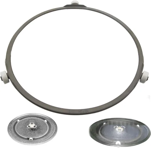 Miniatura 2 de Anillo giratorio para microondas, anillo giratorio de placa de vidrio de 8.7 pulgadas, giratorio universal para microondas para piezas de repuesto