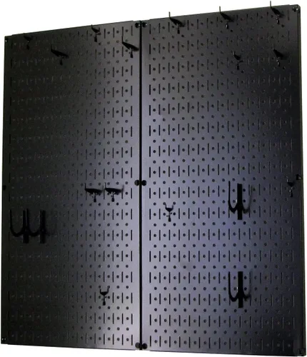 Miniatura 2 de Wall Control Organizador de Tablero Perforado de Cocina Estante de Almacenamiento de Ollas y Sartenes Kit de Organización con Tablero Perforado