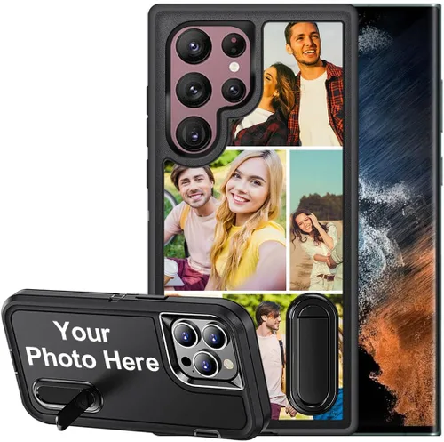 Miniatura 18 de Funda de teléfono personalizada para Samsung Galaxy S22 Ultra 5G, funda protectora de cuerpo completo a prueba de golpes con múltiples fotos, funda