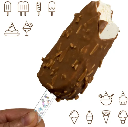 Miniatura 6 de 30 Piezas Palitos de Acrílico Reutilizables Palitos para Cakesicle Molde para Cake Pop Palitos de Helado Espejo Molde para Cakesicle de Helado