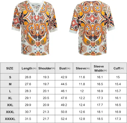 Miniatura 3 de MRYUWB Hippie Hombres 70s y 80s Disco Ropa Camisas Playa Cordón Impreso Manga Corta 5 Piezas Disco Tema Fiesta