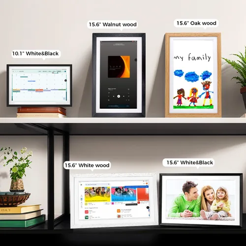 Miniatura 9 de All-in-one Smart Display Built-in Li-Battery Digital Calendar,Picture Frame with Anti-Glare Touchscreen,Voice Assistant,Homehub Wall-Mount or Black