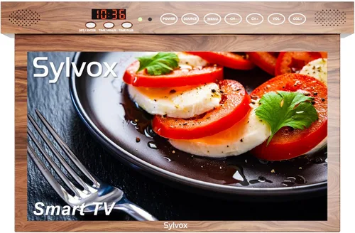 Miniatura 11 de SYLVOX Smart TV abatible de 15.6 pulgadas debajo del gabinete, Google TV soporta rotación de 360 grados, conexión WiFi y inalámbrica, diseño