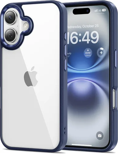 Miniatura 110 de HOOMIL Funda para iPhone 7 Plus/iPhone 8 Plus de 5.5 pulgadas, no amarillea, protección contra caídas, cubierta trasera dura transparente