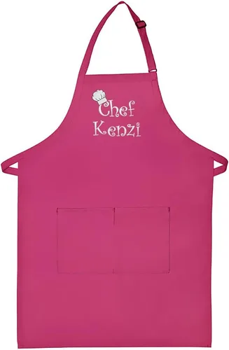 Hecho en los EE. UU. Delantal Premium Bordado Personalizado para Adultos para Hombres Mujeres Día del Padre Día de la Madre Cocina Barbacoa Parrilla