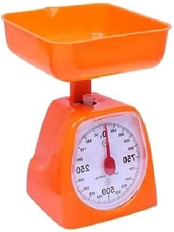 Miniatura 4 de Utoolmart Báscula mecánica de cocina - Báscula de alimentos dietéticos - con medidas de libras y kilogramos - Rango de medición 176.37 oz Precisión