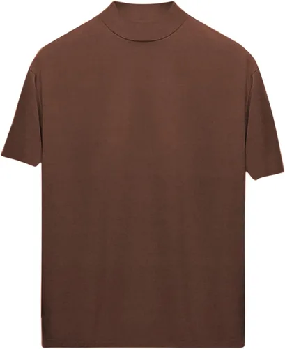 Miniatura 3 de Camisetas de manga corta con cuello alto falso para hombre, ajustadas, ligeras, básicas, térmicas