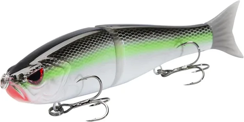 Miniatura 27 de Señuelos Bassdash SwimShad Glide articulados Swimbait Lubina Cachorro Salmón Trucha Almizclado Señuelo de Pesca Bajo Largemouth