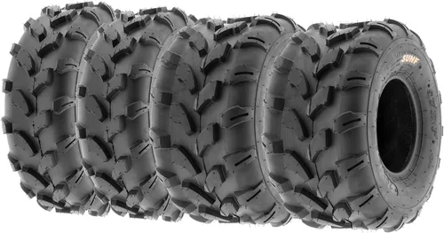 Miniatura 10 de SunF Juego de 4 neumáticos deportivos ATV de 18 x 7-8 UTV para cortacésped de 18 x 7 x 8, 6 capas-A003