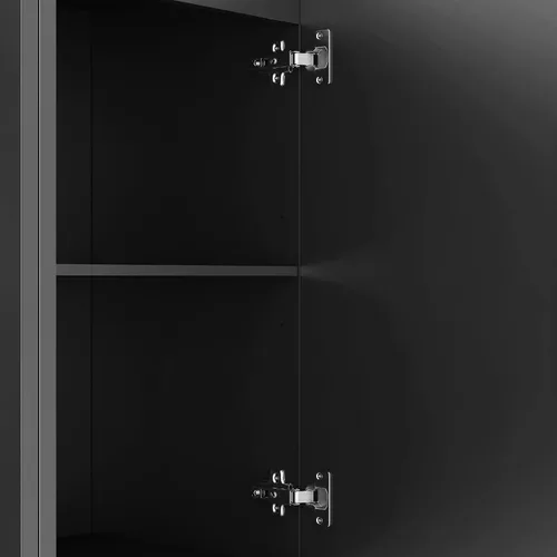 Miniatura 6 de Bellemave Armario de buffet moderno de 56.69 pulgadas con almacenamiento, aparador acanalado con estantes ajustables, soporte de TV grande