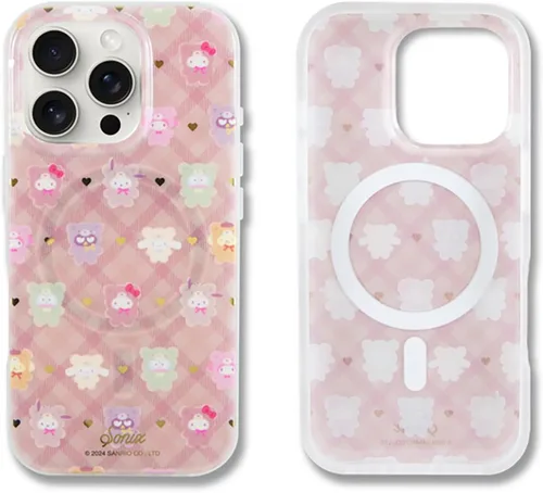 Miniatura 178 de Sonix x Sanrio - Funda para iPhone 15 Pro, compatible con MagSafe, probada en caídas de 10 pies, adivinador Kuromi