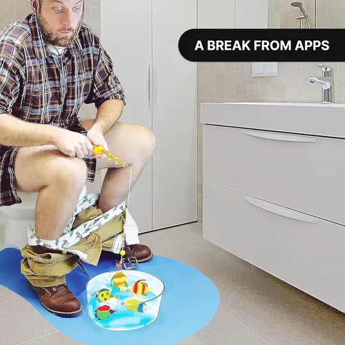 Miniatura 7 de Juego de pesca para el baño.
