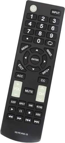 Miniatura 2 de NS-RC4NA-18 - Control remoto de repuesto para Insignia TV NS-22D420NA18 NS-32D220NA18 NS-32D311NA17 NS-40D420MX18 NS-40D420NA18 NS-49D420MX18