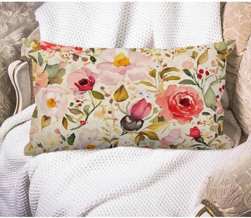 Miniatura 16 de EKOBLA Funda de almohada decorativa con pintura de acuarela, fundas de almohada de coníferas, bosque, invierno, nieve, paisaje, cintura verde