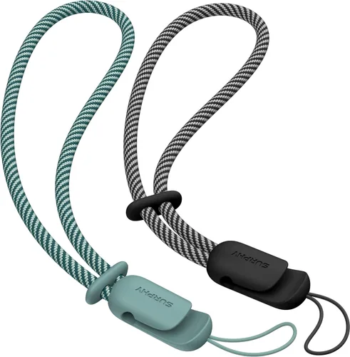 Miniatura 13 de SURPHY Paquete de 2 cordones de teléfono para funda de teléfono celular, correa de muñeca para teléfono para funda, correa de teléfono celular