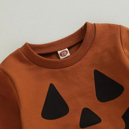 Miniatura 4 de Hoanselay Conjunto de sudadera de manga larga con capucha y pantalones de otoño e invierno para bebé niño