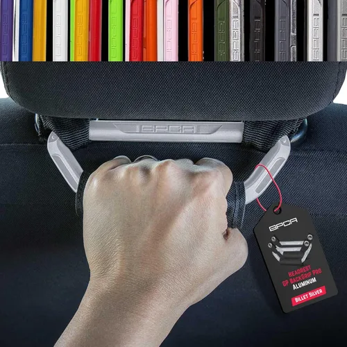 Miniatura 15 de GPCA GP BackGrip Pro - Manija para reposacabezas de automóviles, Jeeps, camiones y más, asas de agarre para asiento trasero y empuñaduras, Gris