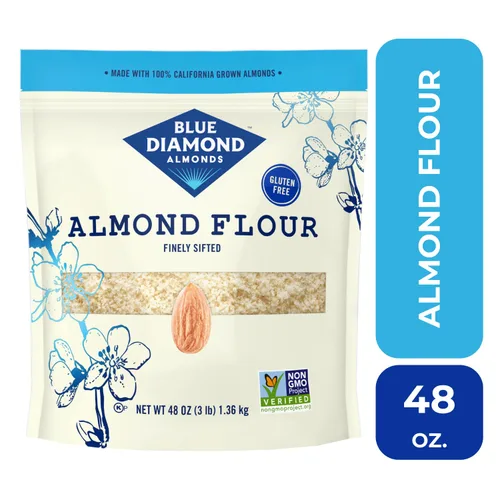 Miniatura 4 de Blue Diamond Almonds Harina de almendras, sin gluten, blanqueada, finamente tamizada, 48 oz