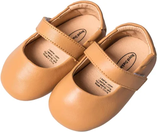 Miniatura 7 de Zapatos de bebé de cuero genuino para niñas y niños pequeños Mary Jane Zapatos de caminar Prewalker princesa vestido de boda zapatos zapatos