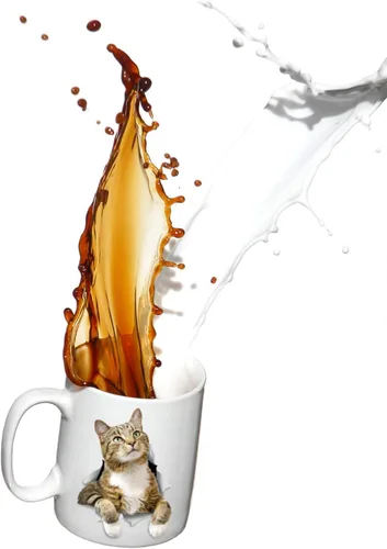 Miniatura 5 de Winston & Bear - Taza de café de cerámica con diseño de gato tabby pensativo - Regalo para amantes de los gatos - Perfecto para cumpleaños