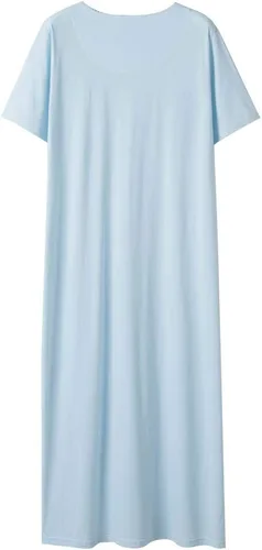 Miniatura 2 de Keyocean - Camisones para mujer, 100% algodón, suave, ligero, cómodo, ropa de dormir